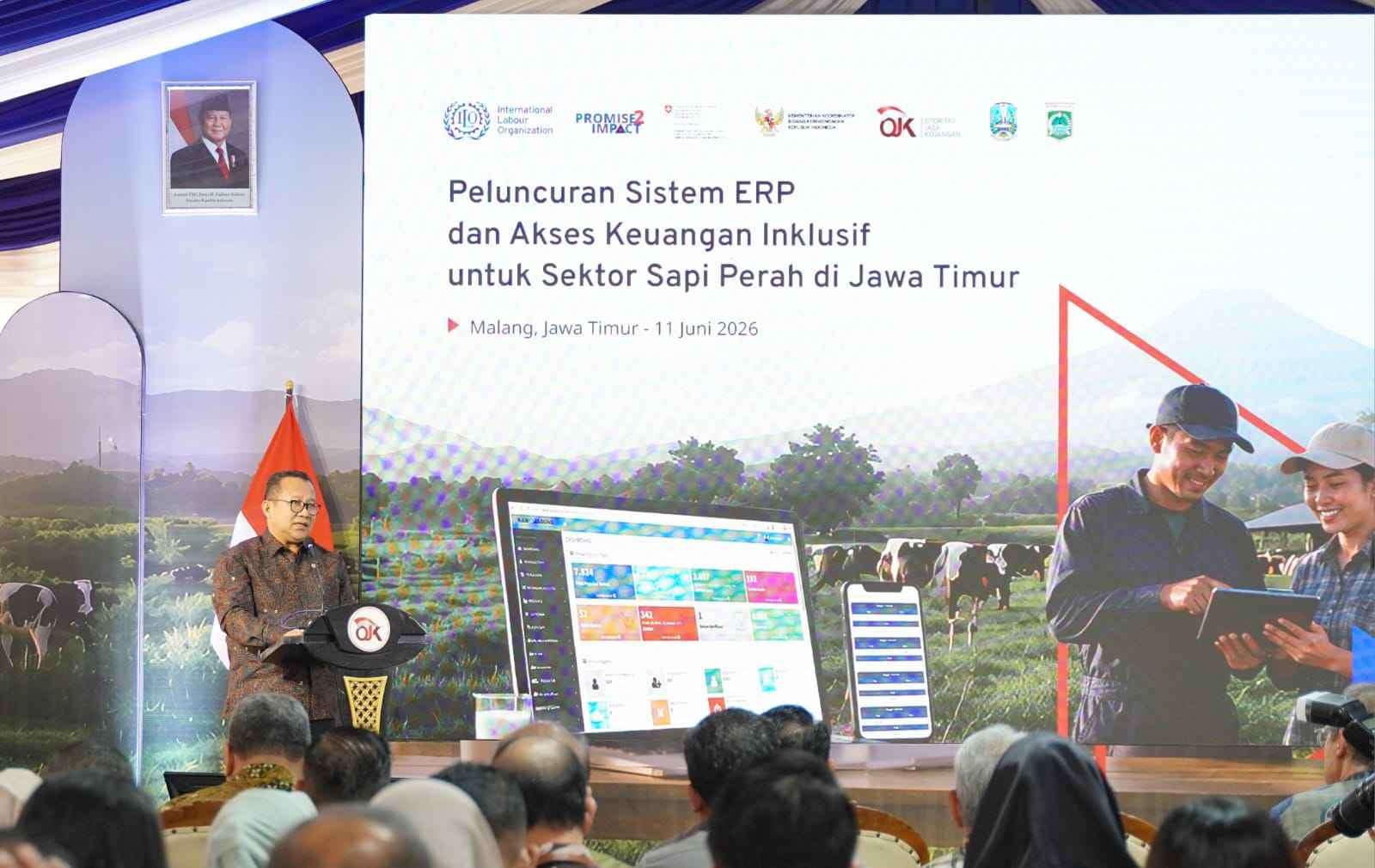 OJK dan ILO Luncurkan Sistem ERP untuk Perluas Akses Pembiayaan Peternak Sapi Perah